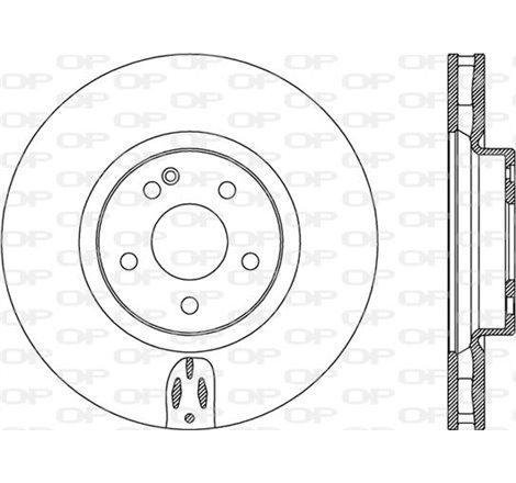 Disc frana Fata DR-ST MERCEDES MARCO POLO CAMPER W447. V W447. VITO MIXTO DOUBLE CABIN. VITO TOURER W447. VITO W447 1.6D-1.7D-2.