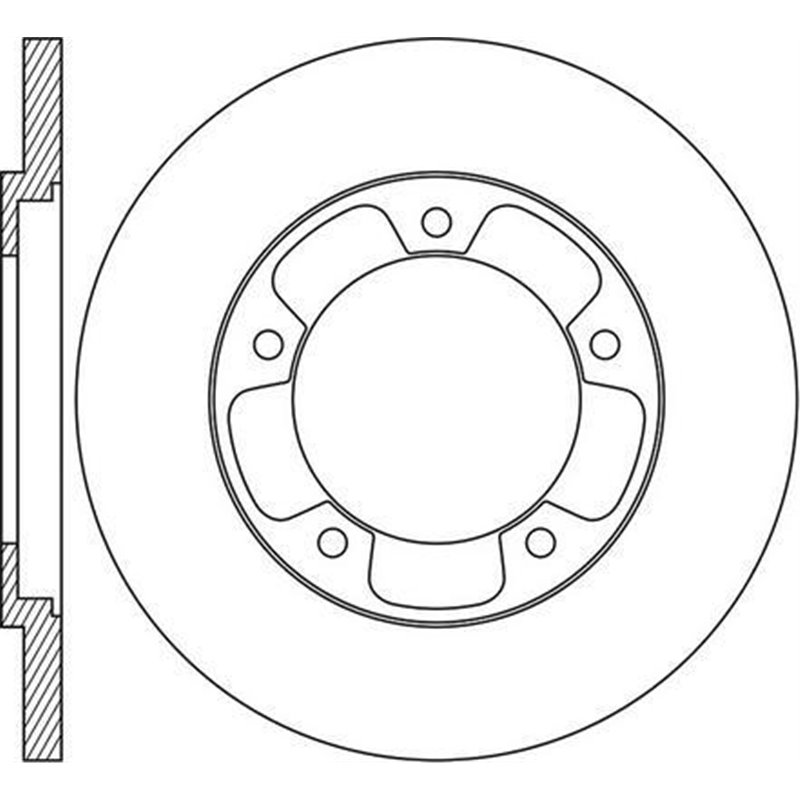 Disc frana Spate DR-ST FORD TRANSIT V363 2.0D-2.2D 08.13- - TRW-DF6748