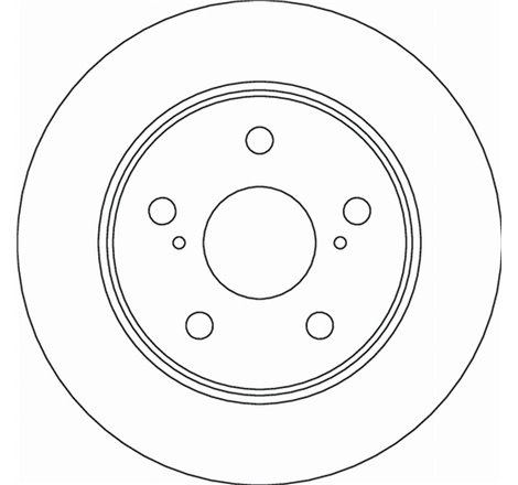 Brake disc spate ST-DR TOYOTA COROLLA 1.2-2.0H 10.18- - TRW-DF6773