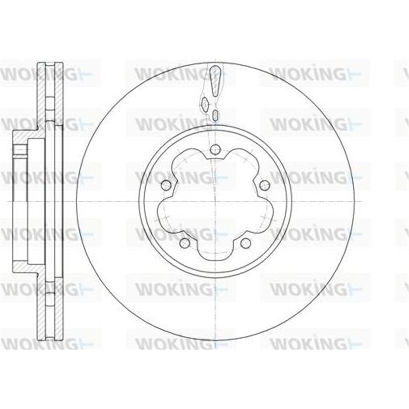 Disc frana Fata DR-ST FORD TRANSIT 2.2D-3.2D 04.06-12.14 - TRW-DF6781S