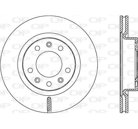 Disc frana Fata DR-ST PEUGEOT 308 II. 308 II-KOMBI. 308-HATCHBACK 1.2-2.0D 09.13-06.21 - TRW-DF6785