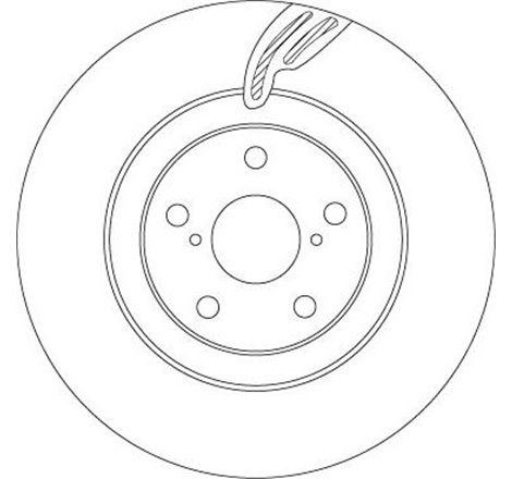 Disc frana Fata Dreapta LEXUS GS. IS II. IS III. RC. TOYOTA MARK X II 2.0-4.6 04.05- - TRW-DF6792S