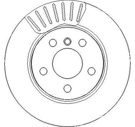 Disc frana Fata DR-ST BMW 2 F45. MINI F55. F56. F57. CLUBMAN F54 1.2-Electric 09.13- - TRW-DF6799