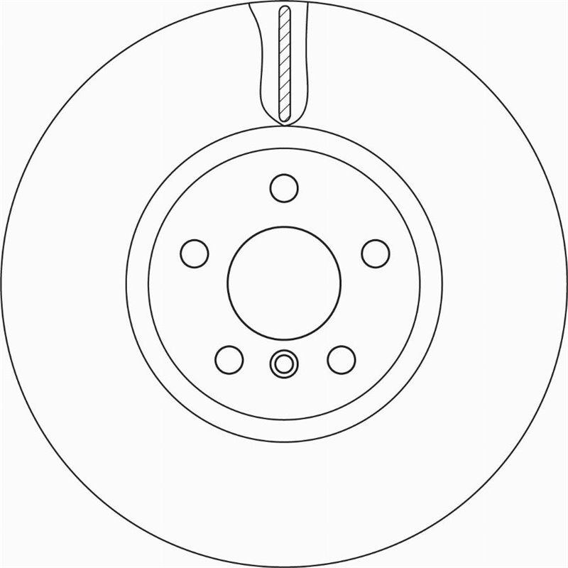 Disc frana Fata DR-ST MINI F56. F57. CLUBMAN F54. COOPER J01. COUNTRYMAN F60 2.0-Electric 03.15- - TRW-DF6845S
