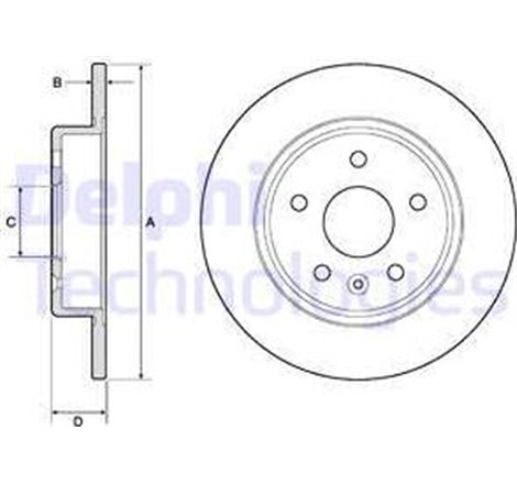 Disc frana Spate DR-ST OPEL AMPERA-E. ASTRA K. ASTRA K-KOMBI 1.0-Electric 06.15- - TRW-DF6846