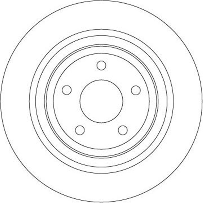 Disc frana Spate DR-ST FORD FOCUS III. FOCUS IV. KUGA III. FORD USA ESCAPE 1.0-2.5H 07.15- - TRW-DF6872