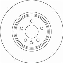 Brake disc fata ST-R OPEL INSIGNIA B. INSIGNIA B COUNTRY. INSIGNIA B GRAND SPORT 1.5-2.0D 03.17- - TRW-DF6917S
