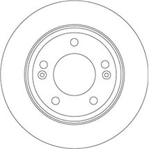 Disc frana Spate DR-ST HYUNDAI CRETA. ELANTRA VI. ELANTRA VII. I20 III. IONIQ. KIA CERATO IV. NIRO. NIRO I 1.6-2.0 10.15- - TRW-