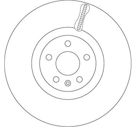 Disc frana Fata DR-ST VOLVO S60 III. S90 II. V60 II. V90 II. XC40. XC60 II. XC90 II 1.5-Electric 09.14- - TRW-DF6939S