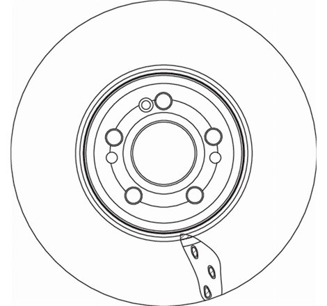 Brake disc fata ST-R MERCEDES GLE V167 2.0D-2.0DH 10.18-03.23 - TRW-DF6942S