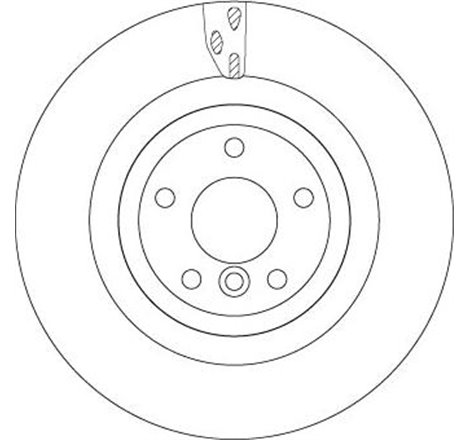 Disc frana Spate DR-ST JAGUAR XE. XF II. XF SPORTBRAKE 2.0-3.0D 03.15- - TRW-DF6969S