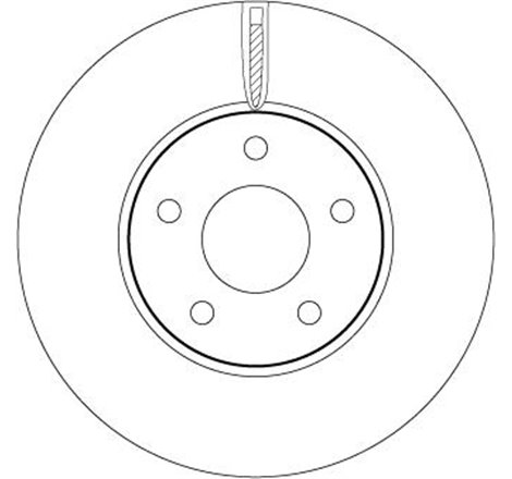 Disc frana Fata DR-ST FORD FOCUS IV 1.0-2.0D 01.18- - TRW-DF6975
