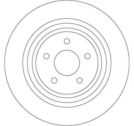 Disc frana Spate DR-ST FORD KUGA II. MONDEO V. FORD USA EDGE. ESCAPE. FUSION 1.5-2.7 09.11- - TRW-DF6976