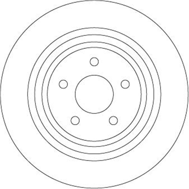 Disc frana Spate DR-ST FORD KUGA II. MONDEO V. FORD USA EDGE. ESCAPE. FUSION 1.5-2.7 09.11- - TRW-DF6976