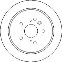 Disc frana Spate DR-ST LEXUS RX. TOYOTA HARRIER. HIGHLANDER-KLUGER 2.4-3.5 09.00-12.13 - TRW-DF7257