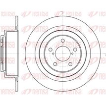 Disc frana Spate DR-ST SUBARU FORESTER. LEGACY III. LEGACY IV. OUTBACK 2.0-2.5-3.0 06.98-09.09 - TRW-DF7329