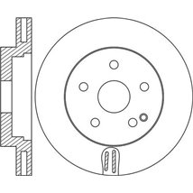Disc frana Fata DR-ST MERCEDES CLS C219. E T-MODEL S211. E VF211. E W211. GLK X204 2.0-5.5 03.02-12.15 - TRW-DF7351S