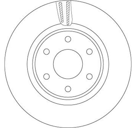 Disc frana Fata DR-ST NISSAN NAVARA NP300. RENAULT ALASKAN 2.3D 01.15- - TRW-DF7458S