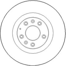 Disc frana Fata DR-ST FORD USA EDGE. LINCOLN MKX. MAZDA CX-7. CX-9 2.0-3.7 08.06- - TRW-DF8043