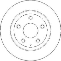 Disc frana Spate DR-ST MAZDA 6. 6-KOMBI 2.0-2.2D-2.5 08.12- - TRW-DF8115