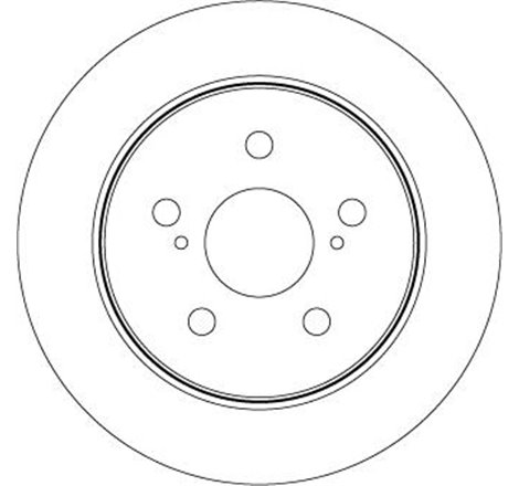 Disc frana Spate DR-ST LEXUS ES. NX. UX. TOYOTA CAMRY. C-HR. COROLLA CROSS. RAV 4 V. YARIS CROSS 1.2-3.5 07.14- - TRW-DF8335
