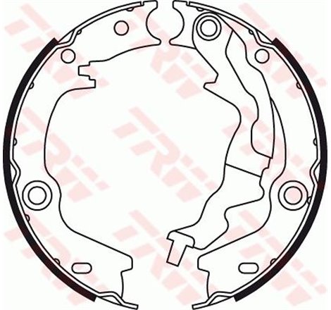 Sabot frana HYUNDAI ACCENT III. KIA RIO II 1.4-1.5D-1.6 03.05-12.11 - TRW-GS8781