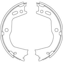 Sabot frana HYUNDAI EQUUS-CENTENNIAL. GENESIS. GRAND SANTA FÉ. SANTA FÉ III 2.0-5.0 01.08- - TRW-GS8803