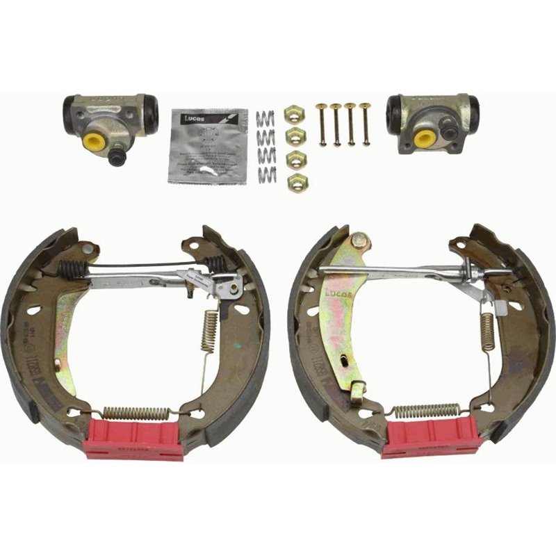 Set tambur frana sabot. cilindru. arcuri RENAULT TWINGO I 1.2-1.2LPG 03.93-06.07 - TRW-GSK1026