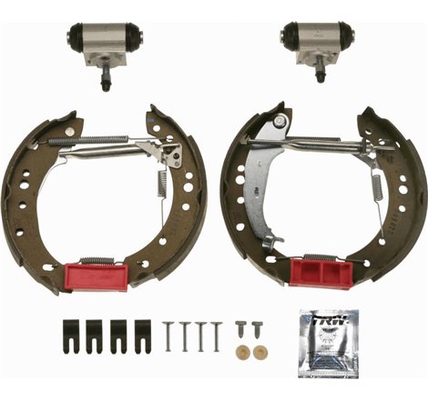 Set tambur frana sabot. cilindru. arcuri MITSUBISHI COLT VI. SMART FORFOUR 1.1-1.5D 01.04-06.12 - TRW-GSK1965