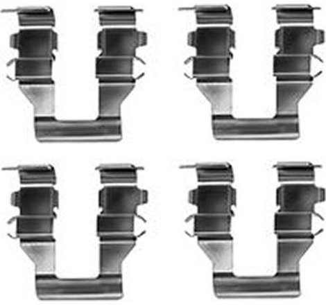 Kit montare placute frana Spate HYUNDAI SANTAMO. MITSUBISHI ECLIPSE I. ECLIPSE II. GALANT VII. GALANT VIII. PAJERO PININ I. SANT