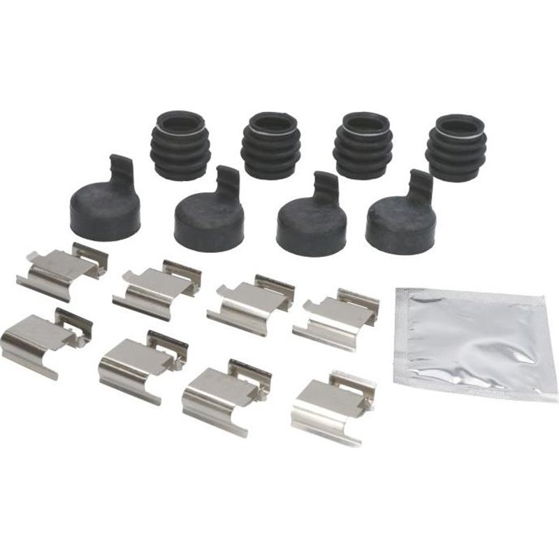 Kit montare placute frana Fata-Spate NISSAN NV400. OPEL MOVANO B. RENAULT MASTER III 2.3D-Electric 02.10- - TRW-PFK763