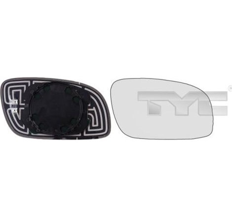 Sticla oglinda, oglinda retrovizoare exterioara - TYC-337-0166-1