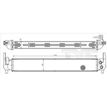Radiator, racire motor - TYC-737-0070