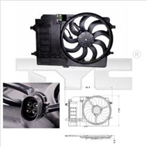 Ventilator, radiator - TYC-803-0001
