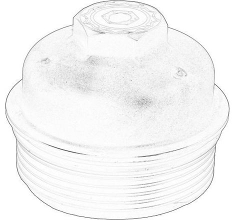 Capac, carcasa filtru ulei - VAG-03N115433A