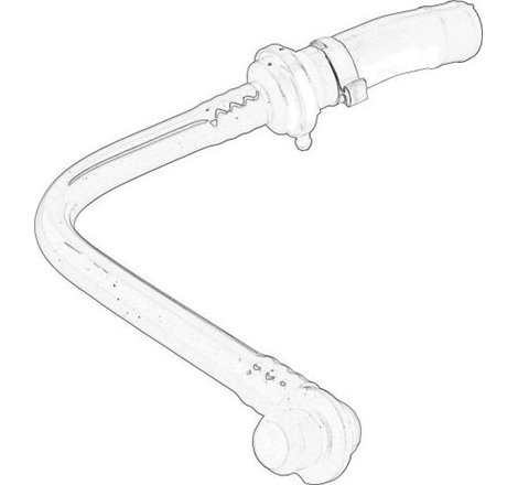 Furtun vacuum,sistem de franare - VAG-1J0612041GD