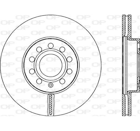 Disc frana - VAG-5Q0615301H