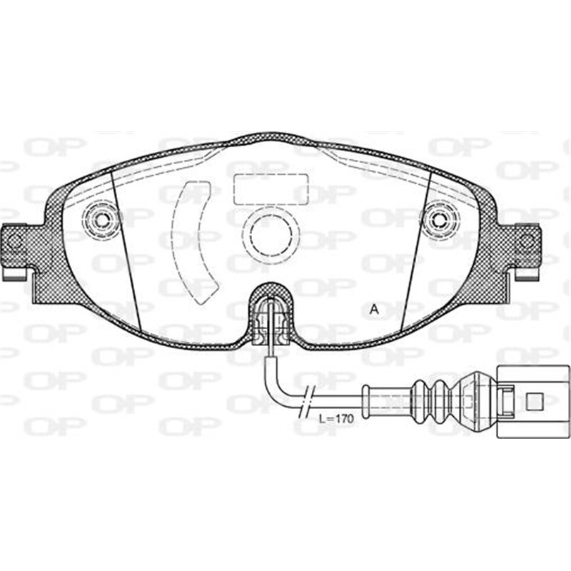 Set placute frana,frana disc - VAG-5Q0698151AH