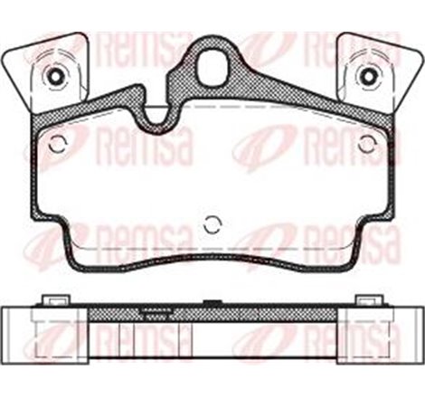 Set placute frana,frana disc - VAG-7L0698451K