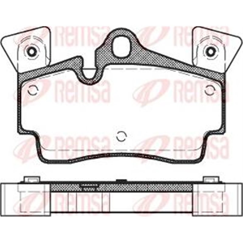 Set placute frana,frana disc - VAG-7L0698451K