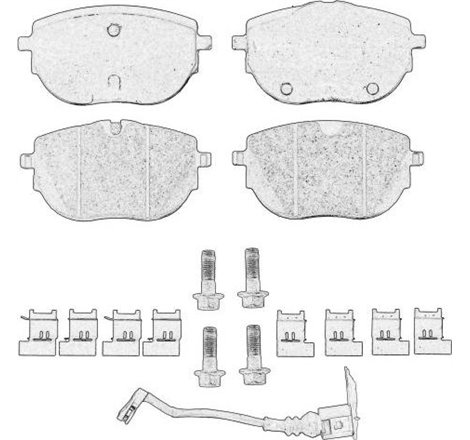 Set placute frana,frana disc - VAG-7LA698151D