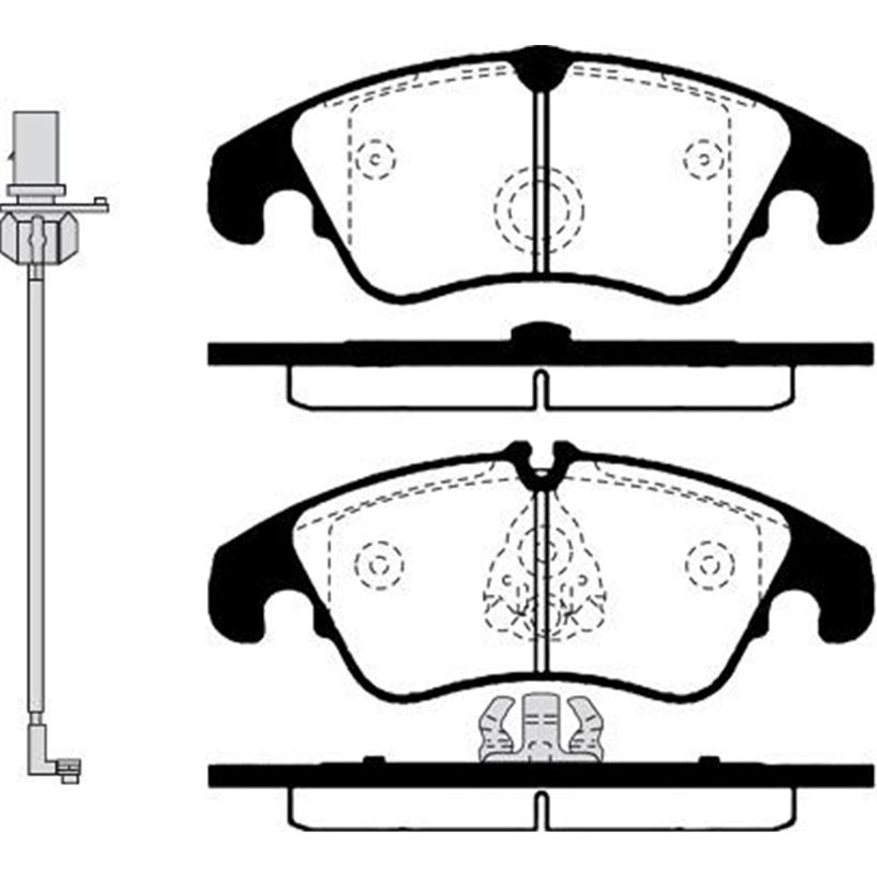 Set placute frana,frana disc - VAG-8R0698151AG