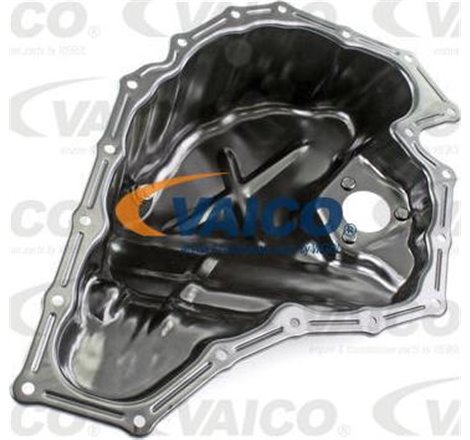 Baie ulei lower part. with sensor hole. steel AUDI A4 ALLROAD B8. A4 B8. A5. A6 C7. A8 D4. Q5 1.8-2.0H 10.07-09.18 - VAICO-V10-3
