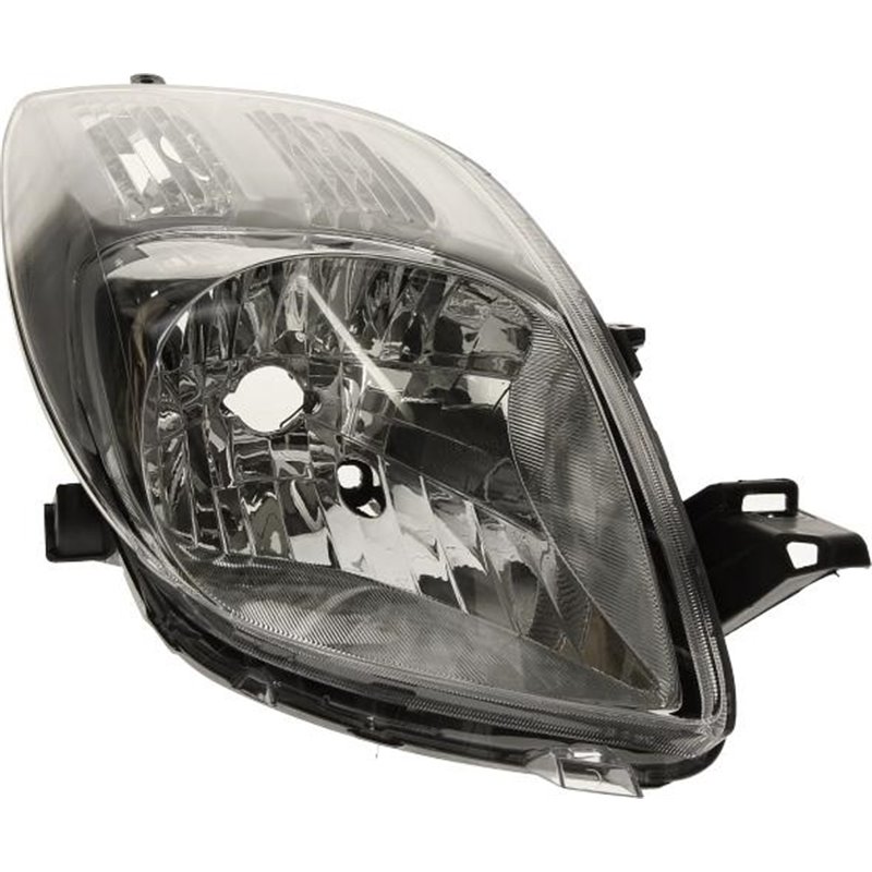 Lampa frontala Dreapta halogen. H4. electric. cu motor. culoare semnalizator. transparent TOYOTA YARIS -03.09 - Valeo-043048