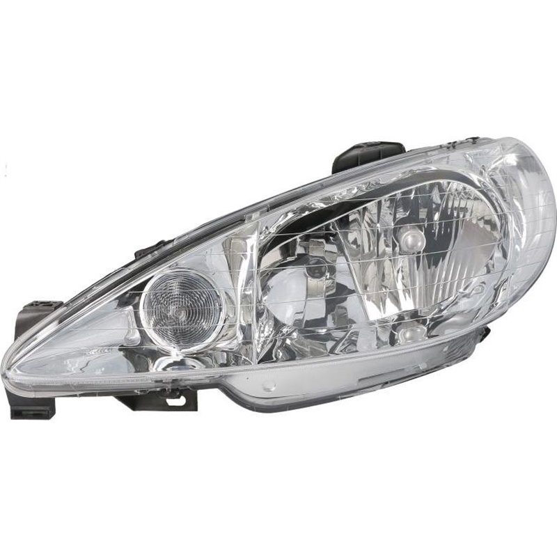 Lampa frontala Stanga halogen. H1-H7-W5W. electric. fara motoras. culoare semnalizator. transparent PEUGEOT 206 -02.09 - Valeo-0