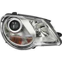 Lampa frontala Dreapta halogen. H7-W5W. electric. cu motor. culoare insert. cromat. culoare semnalizator. transparent VW EOS -11