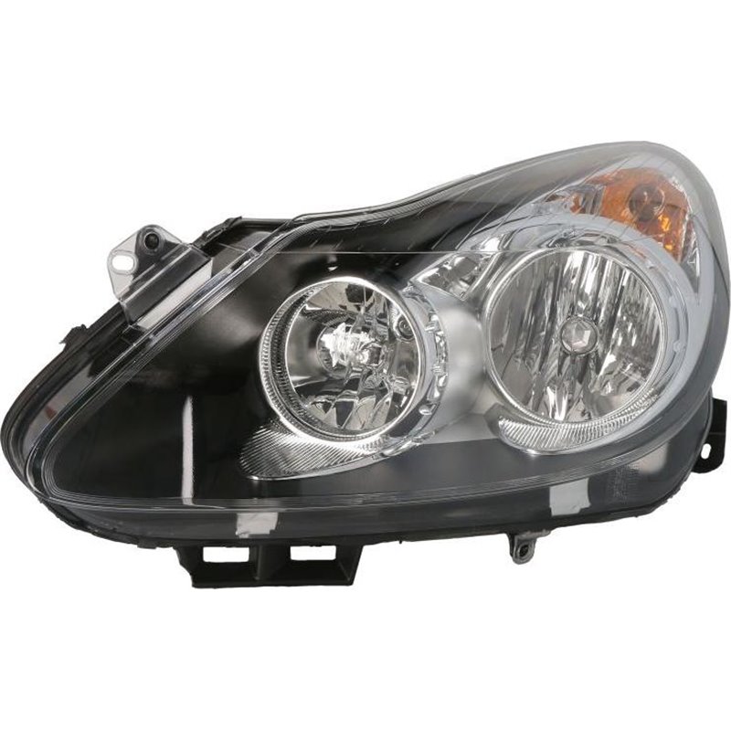 Lampa frontala Stanga halogen. H1-H7-W5W. electric. cu motor. culoare insert. negru. culoare semnalizator. transparent OPEL CORS