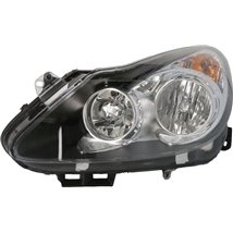 Lampa frontala Stanga halogen. H1-H7-W5W. electric. cu motor. culoare insert. negru. culoare semnalizator. transparent OPEL CORS