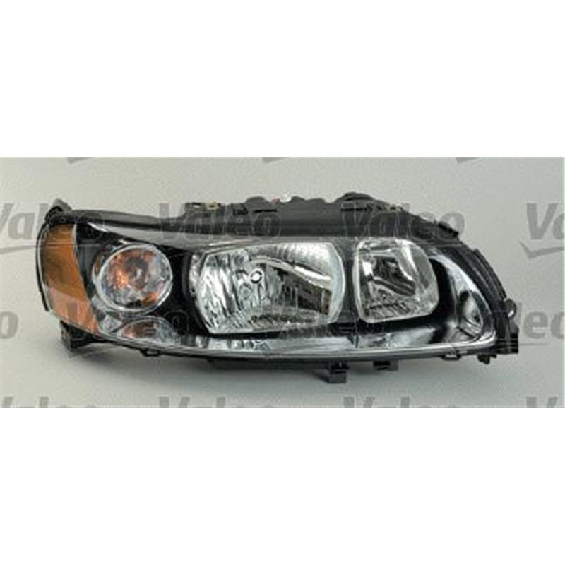 Lampa frontala Dreapta halogen. H7-H9-W5W. electric. cu motor. culoare semnalizator. transparent VOLVO S60 I -04.10 - Valeo-0435