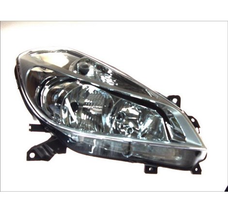 Lampa frontala Dreapta halogen. H1-H7. electric. fara motoras. culoare semnalizator. transparent RENAULT CLIO III. CLIO III-HATC